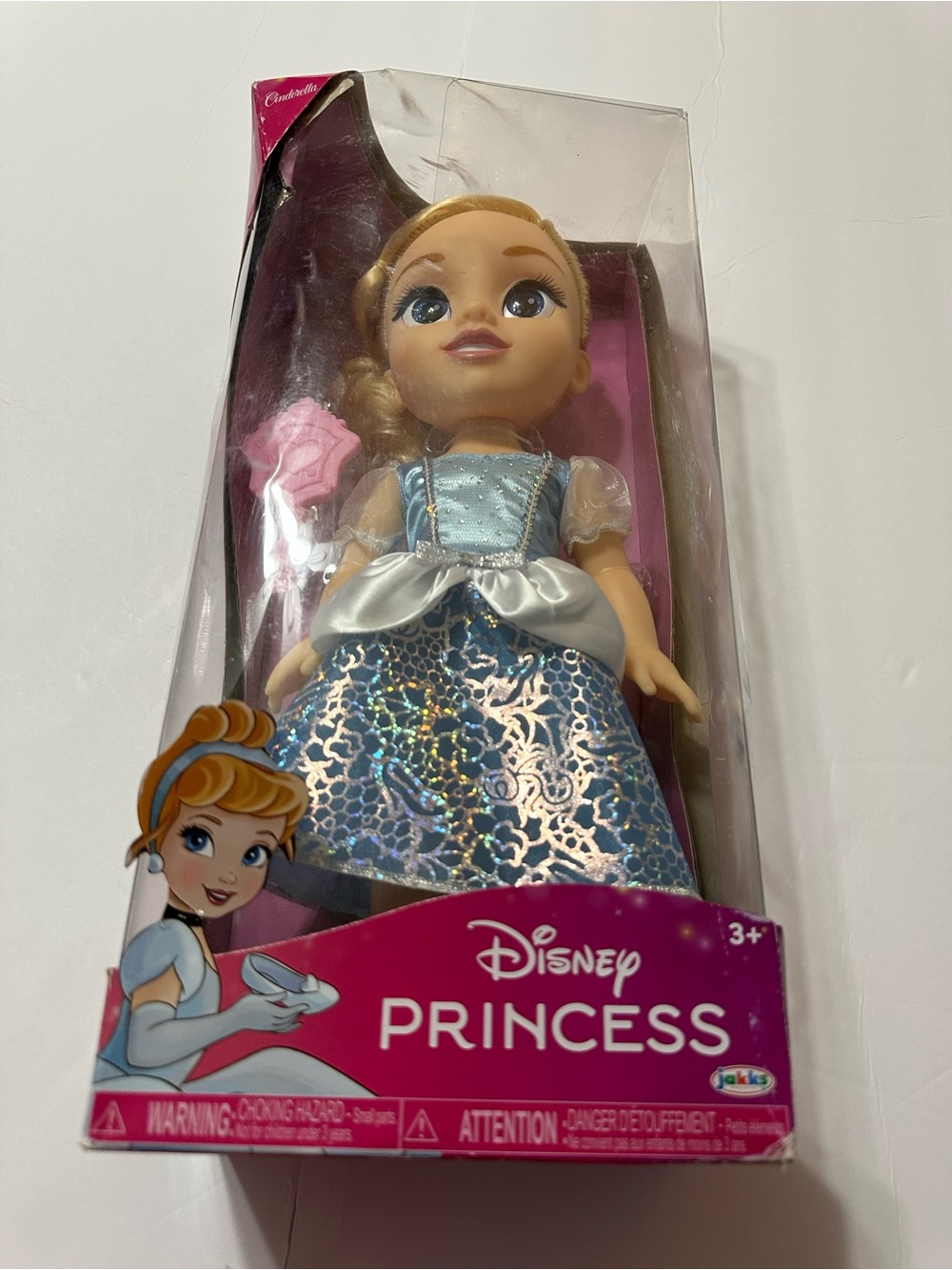 Disney Cinderella Princess Doll in Shimmery Blue and Silver Dress